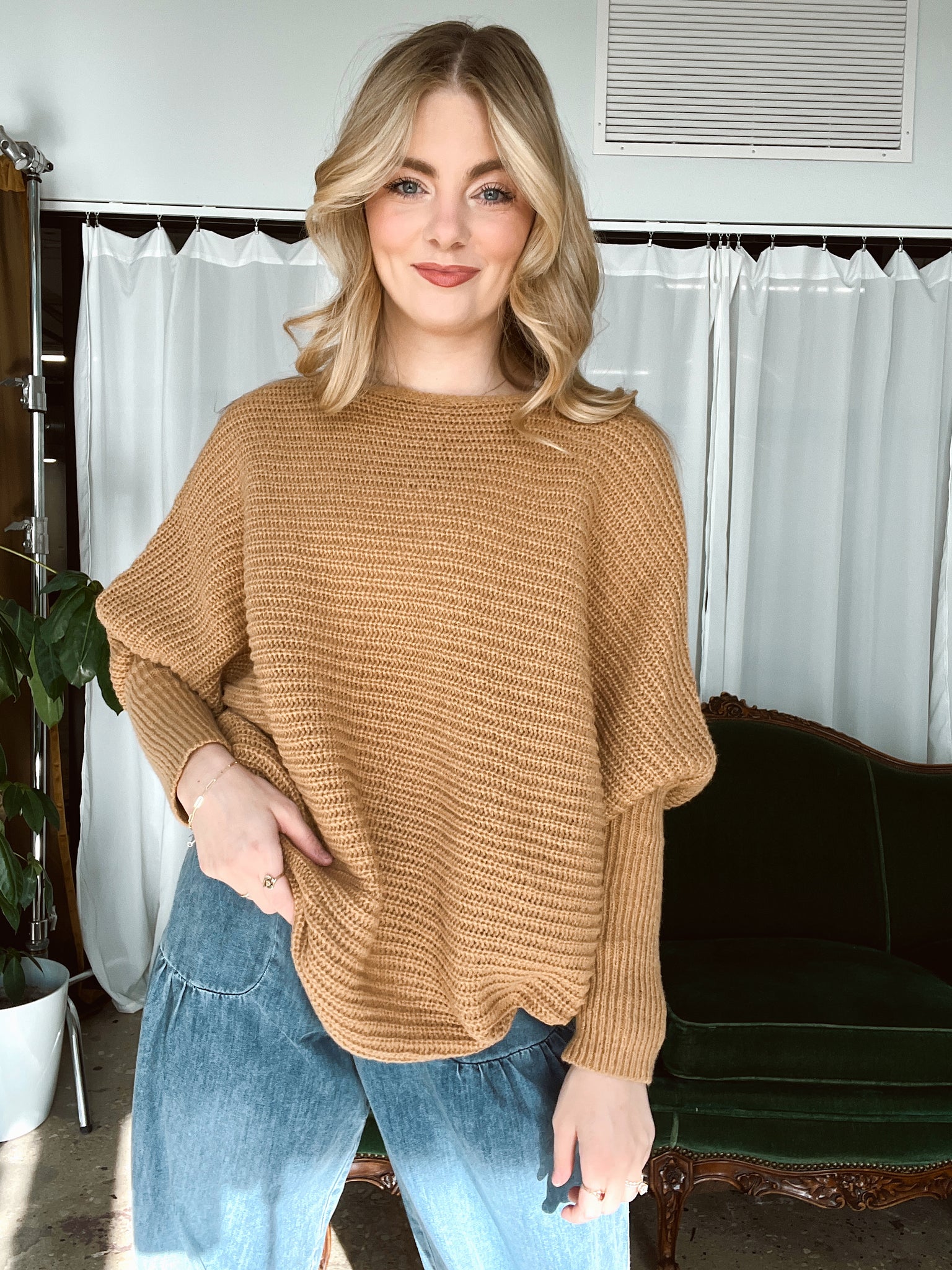 FINAL SALE Keep You Around Mustard Sweater