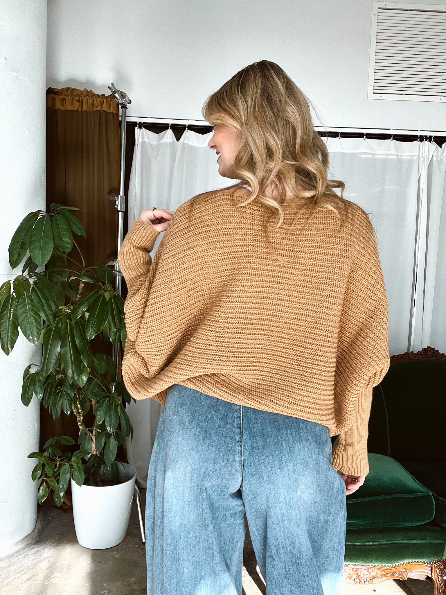 FINAL SALE Keep You Around Mustard Sweater