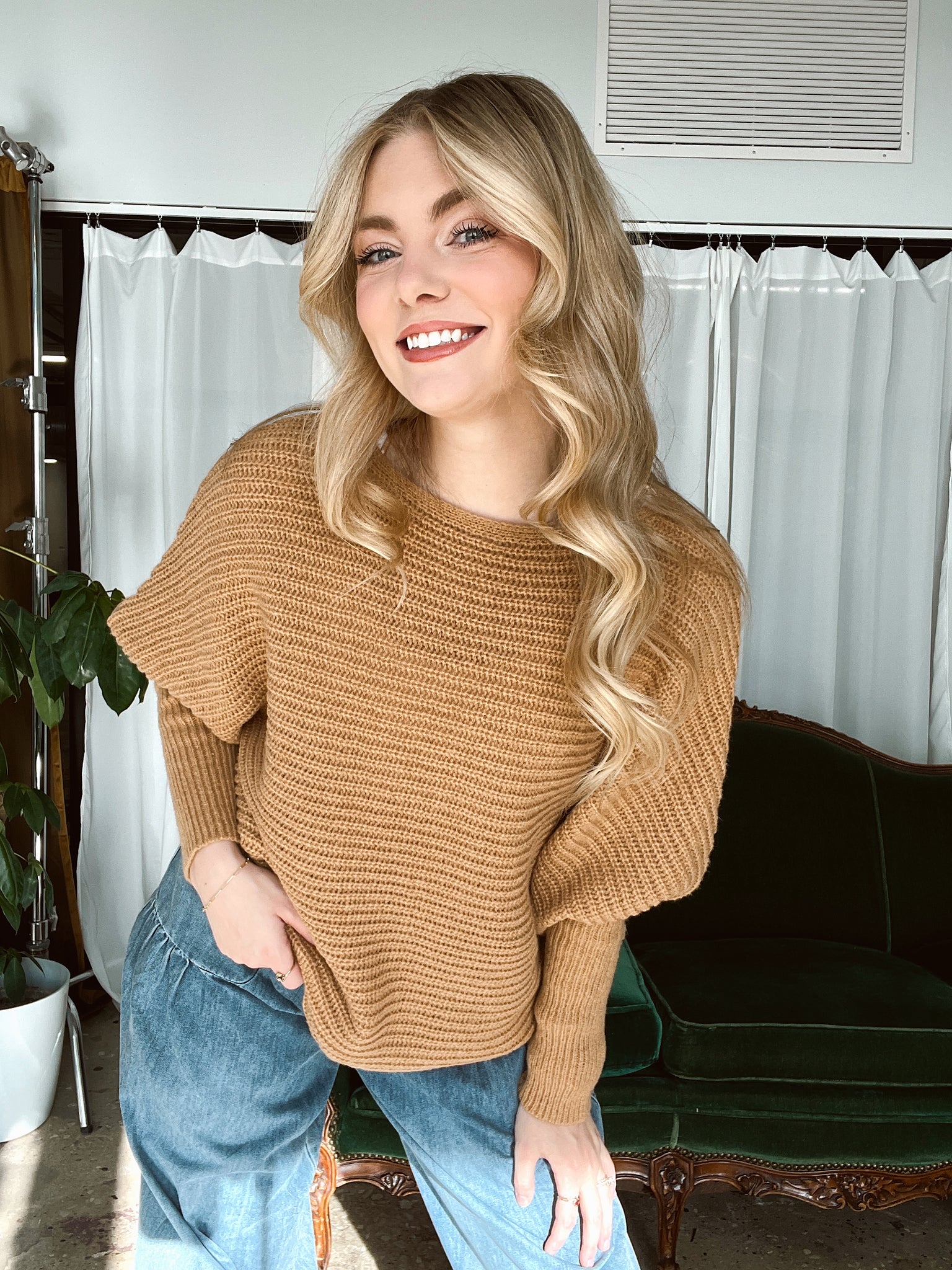 FINAL SALE Keep You Around Mustard Sweater