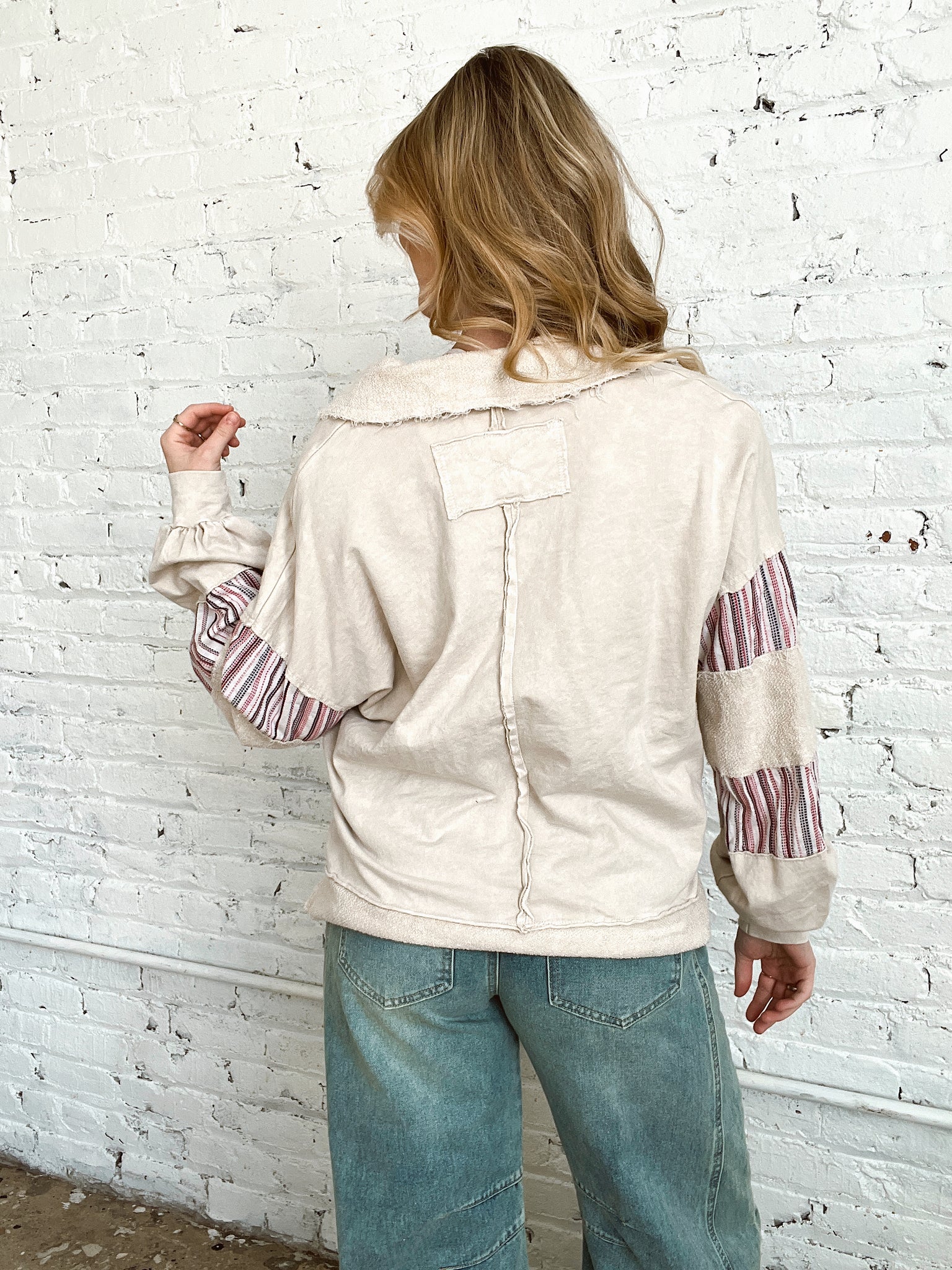 FINAL SALE Be My Baby Cream Top