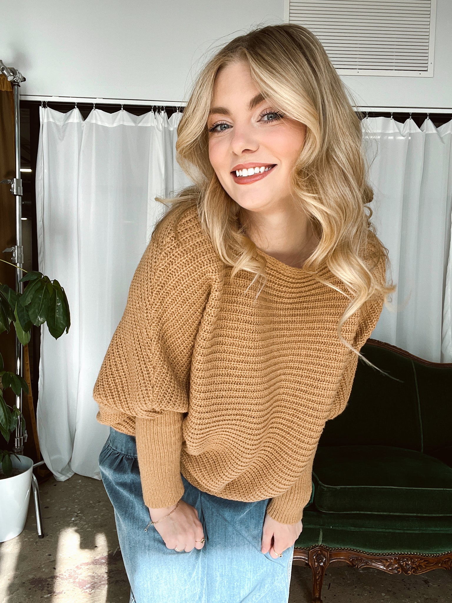 FINAL SALE Keep You Around Mustard Sweater