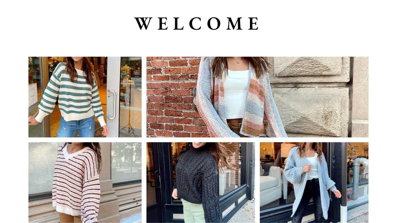 Zoey Blue Striped Cardigan