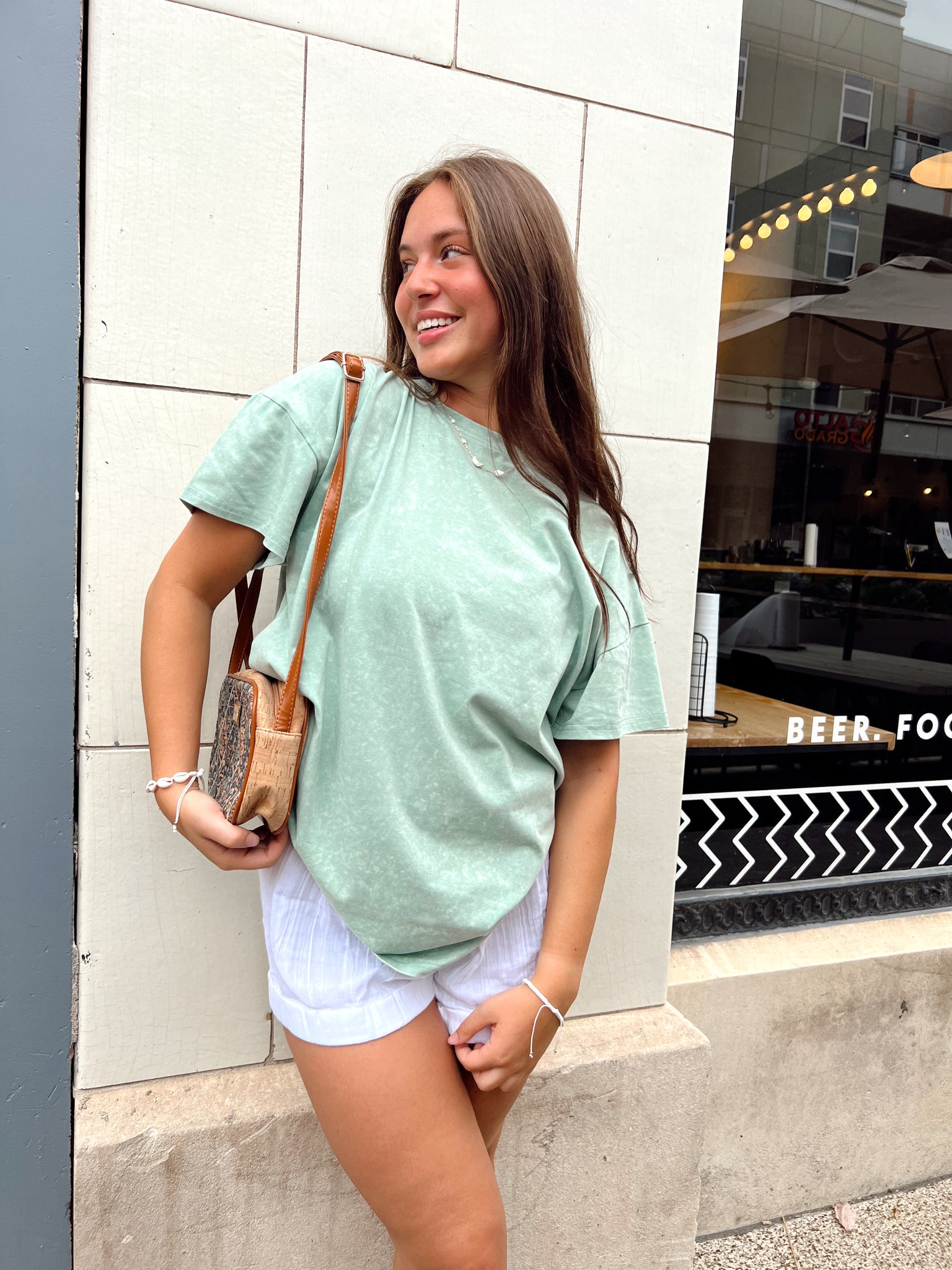 Act Natural Sage Tee