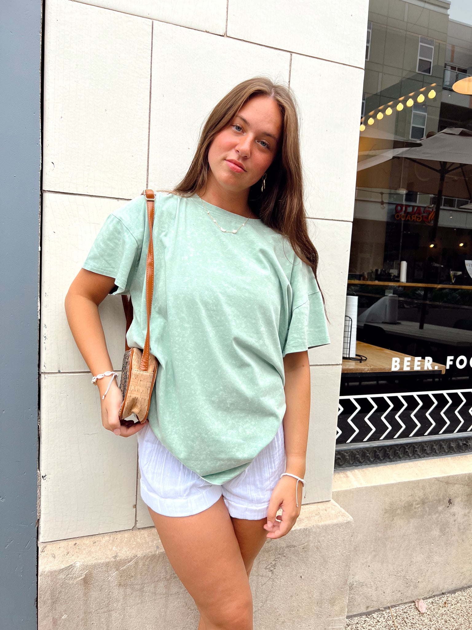 Act Natural Sage Tee