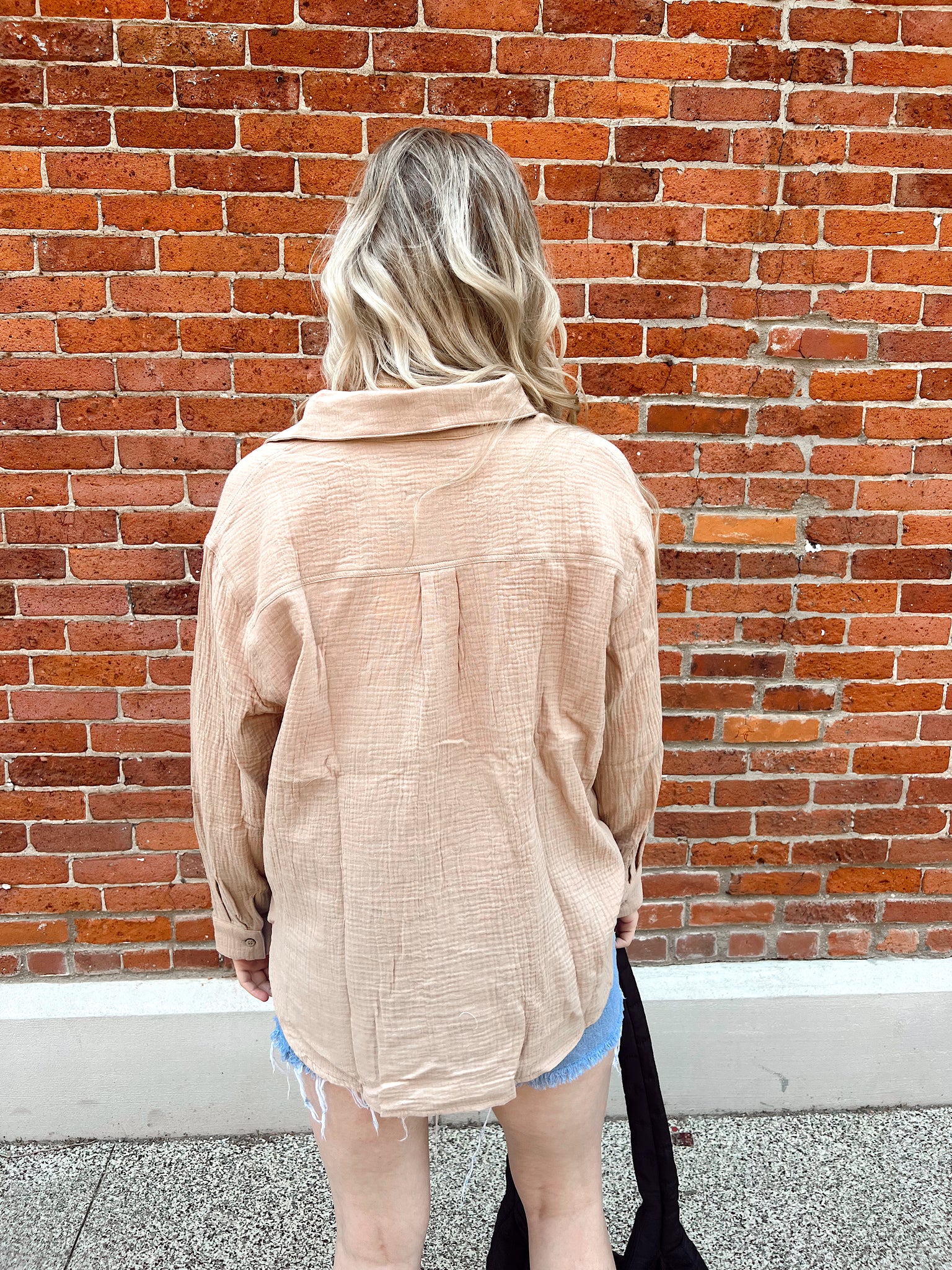 FINAL SALE- Bruiser Sand Button Up