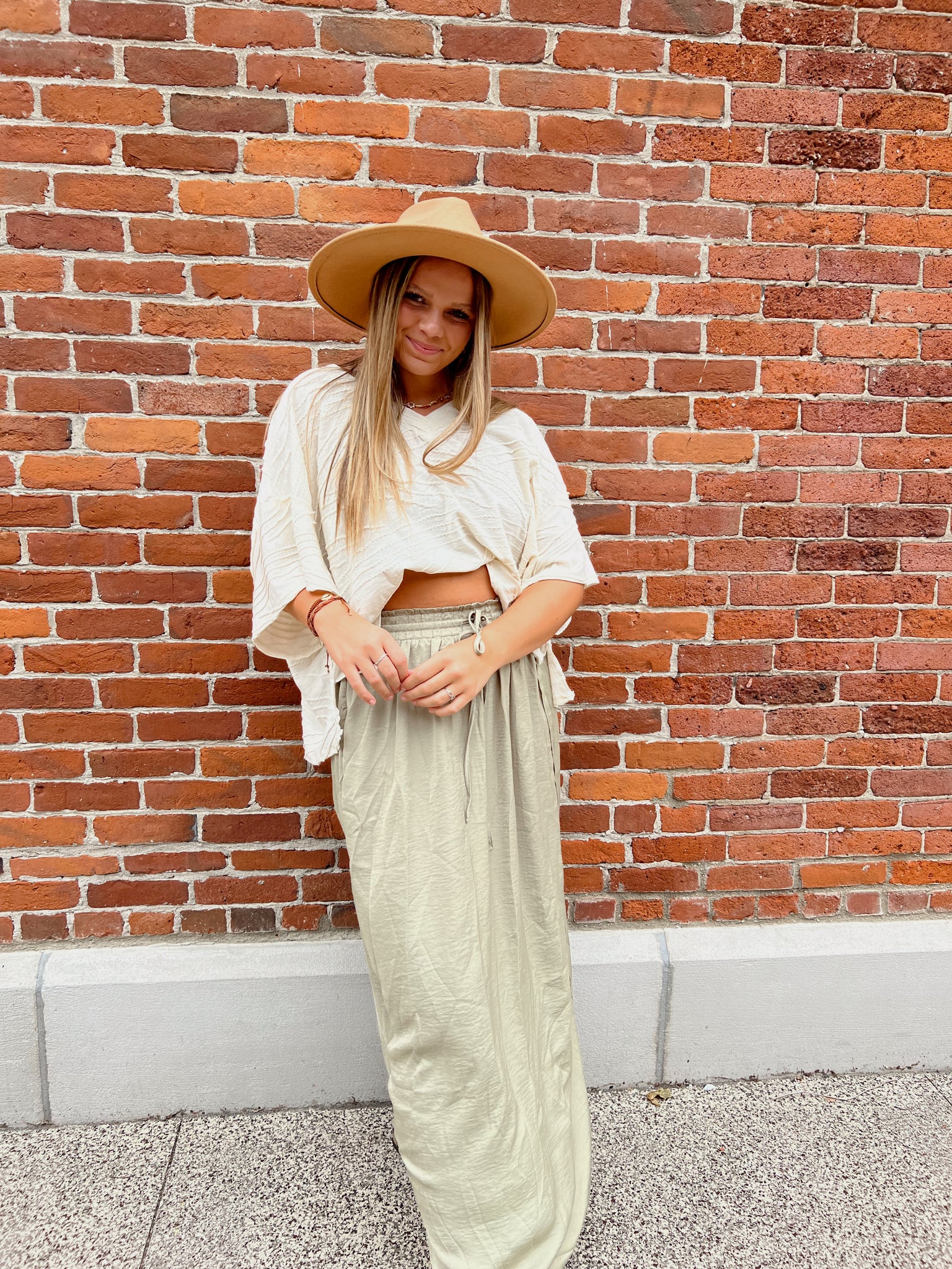 Easy Does It Sage Maxi Skirt
