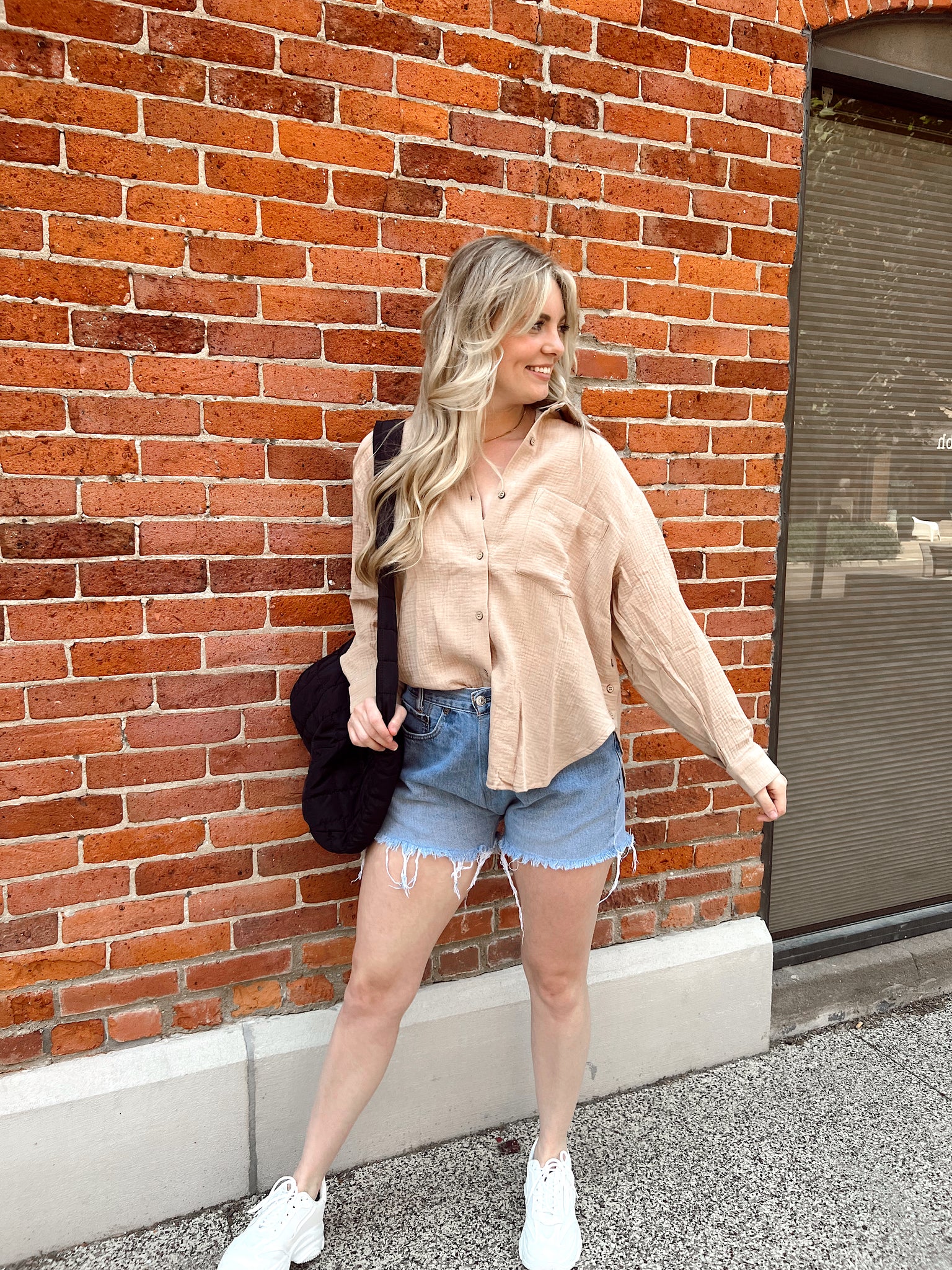 FINAL SALE- Bruiser Sand Button Up