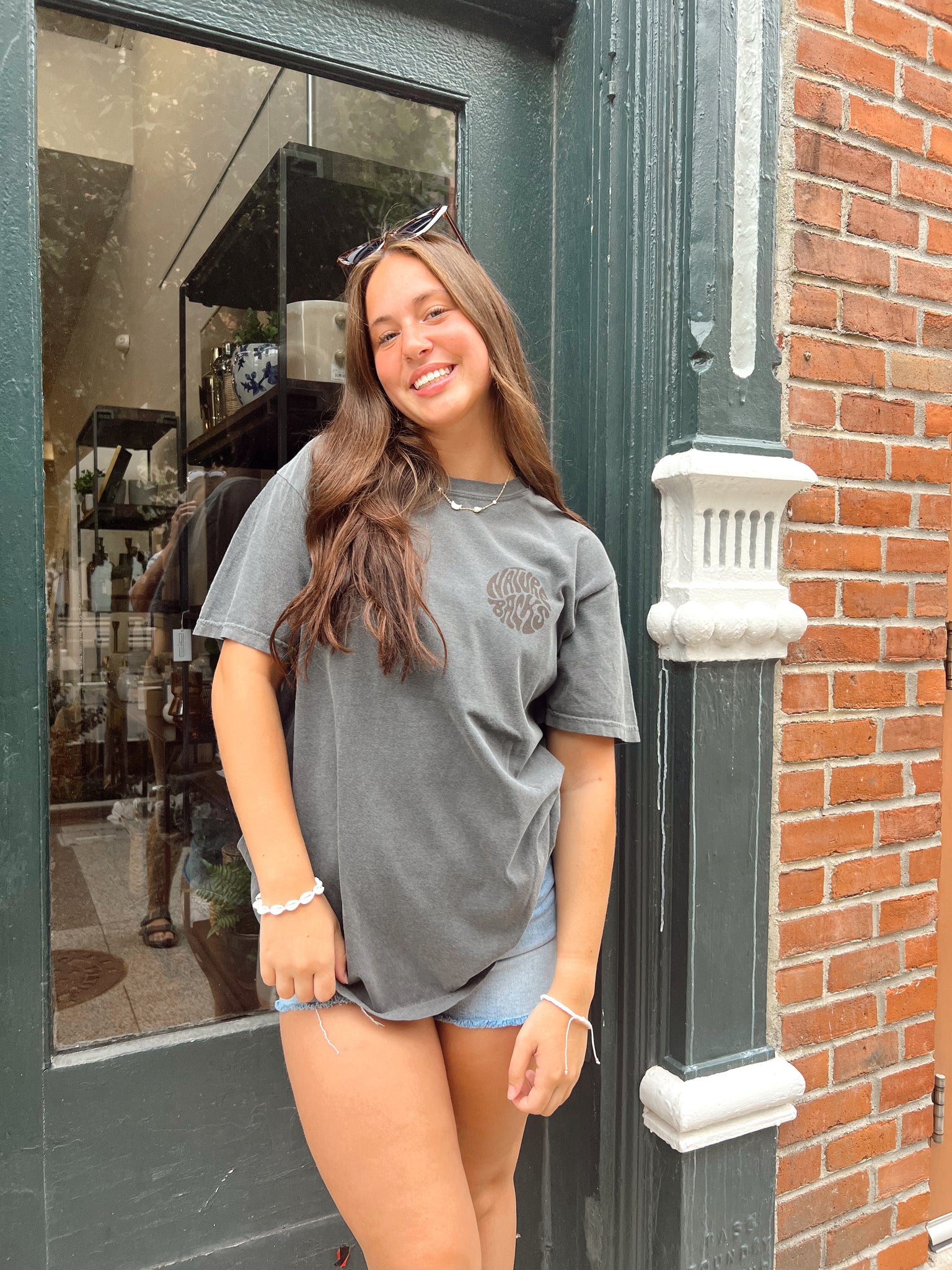 Nature Backs Charcoal T-Shirt