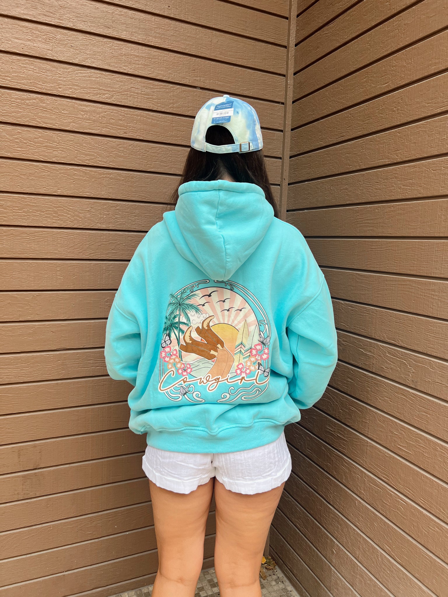 FINAL SALE- Cowgirl Lagoon Hoodie