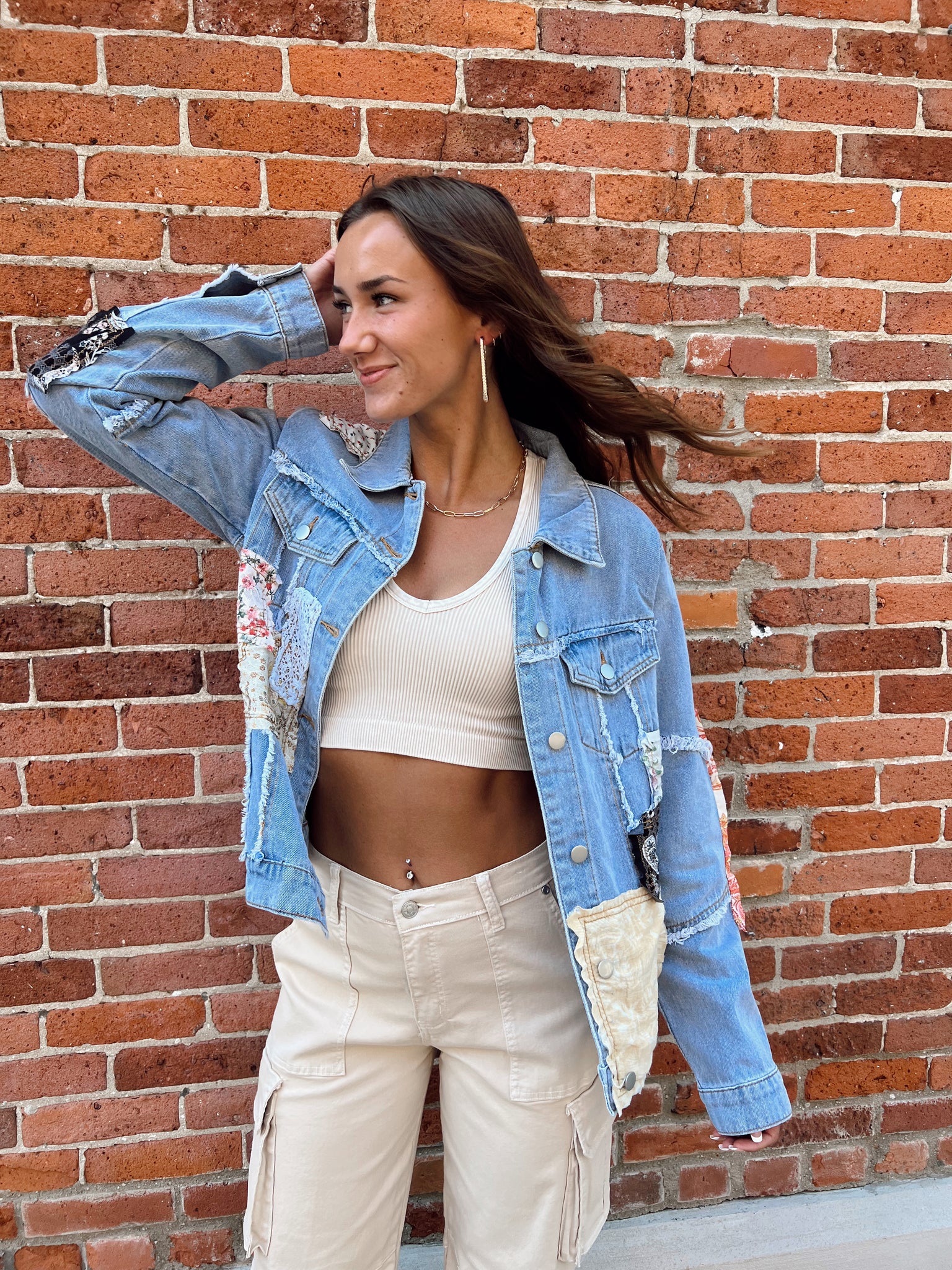 Lorelei Patchwork Denim Jacket