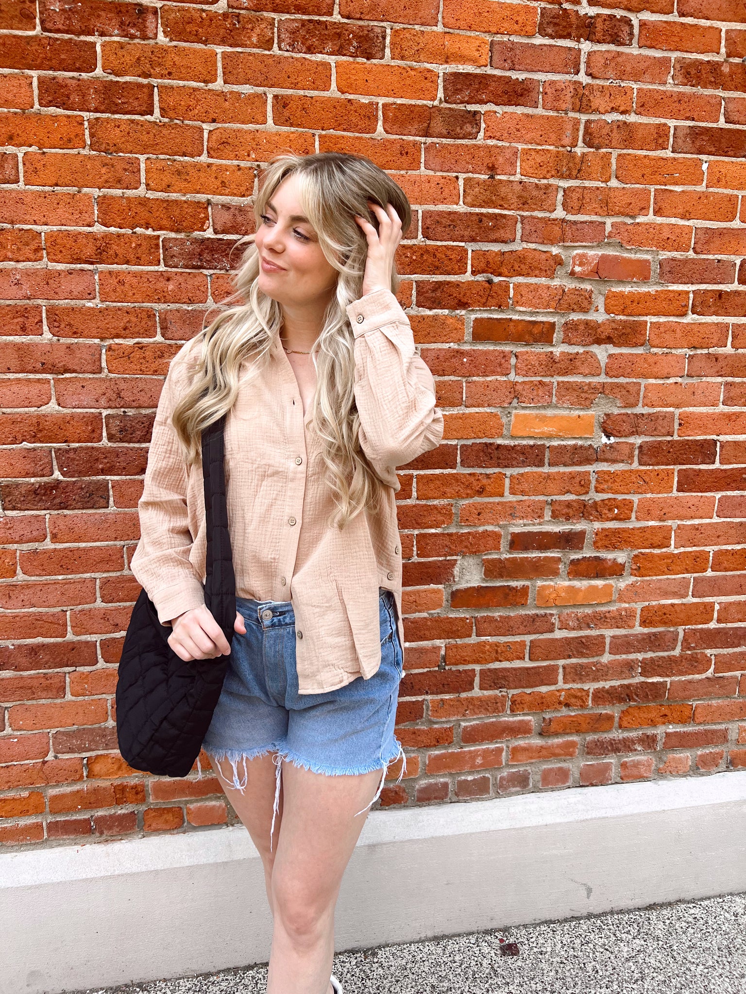 FINAL SALE- Bruiser Sand Button Up