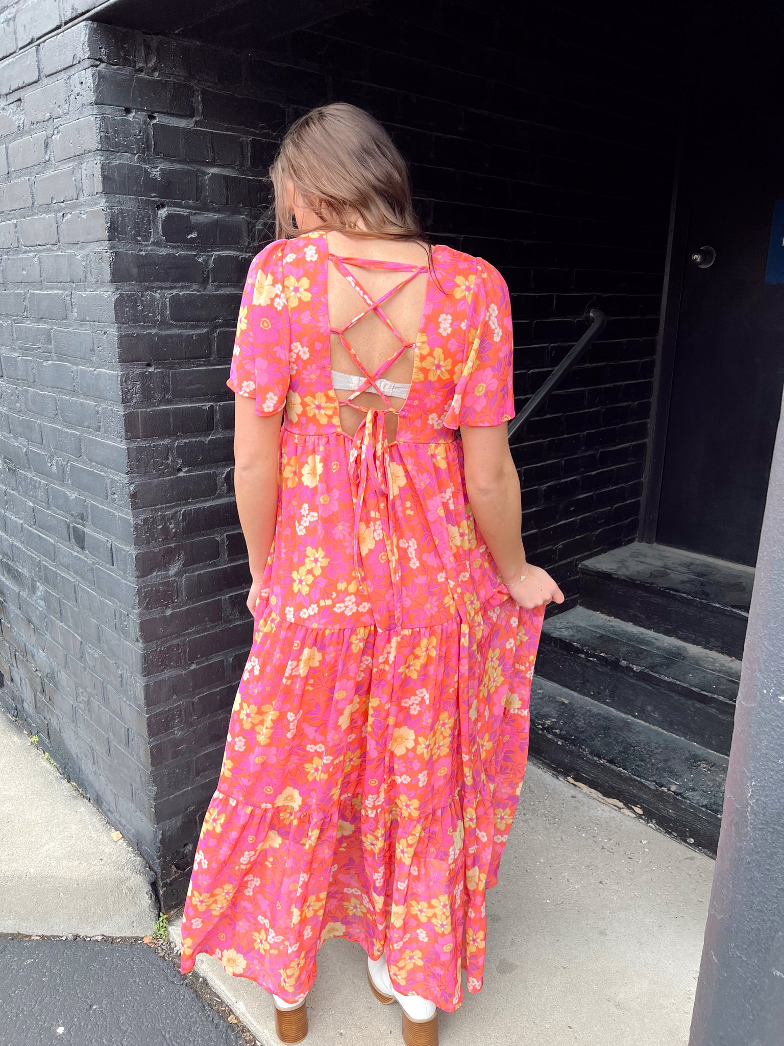 FINAL SALE- Morning In Miami Fuchsia Maxi Dress