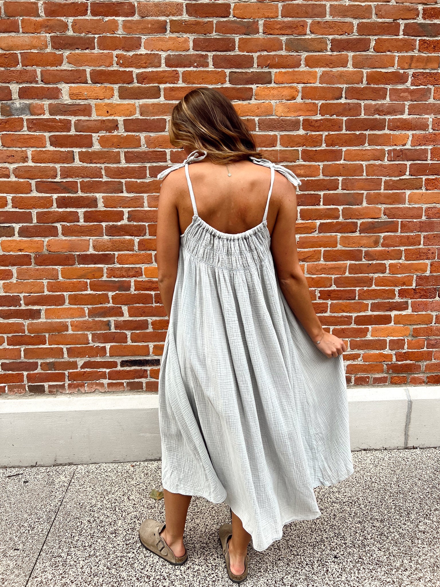 FINAL SALE- Raleigh Blue Midi Dress