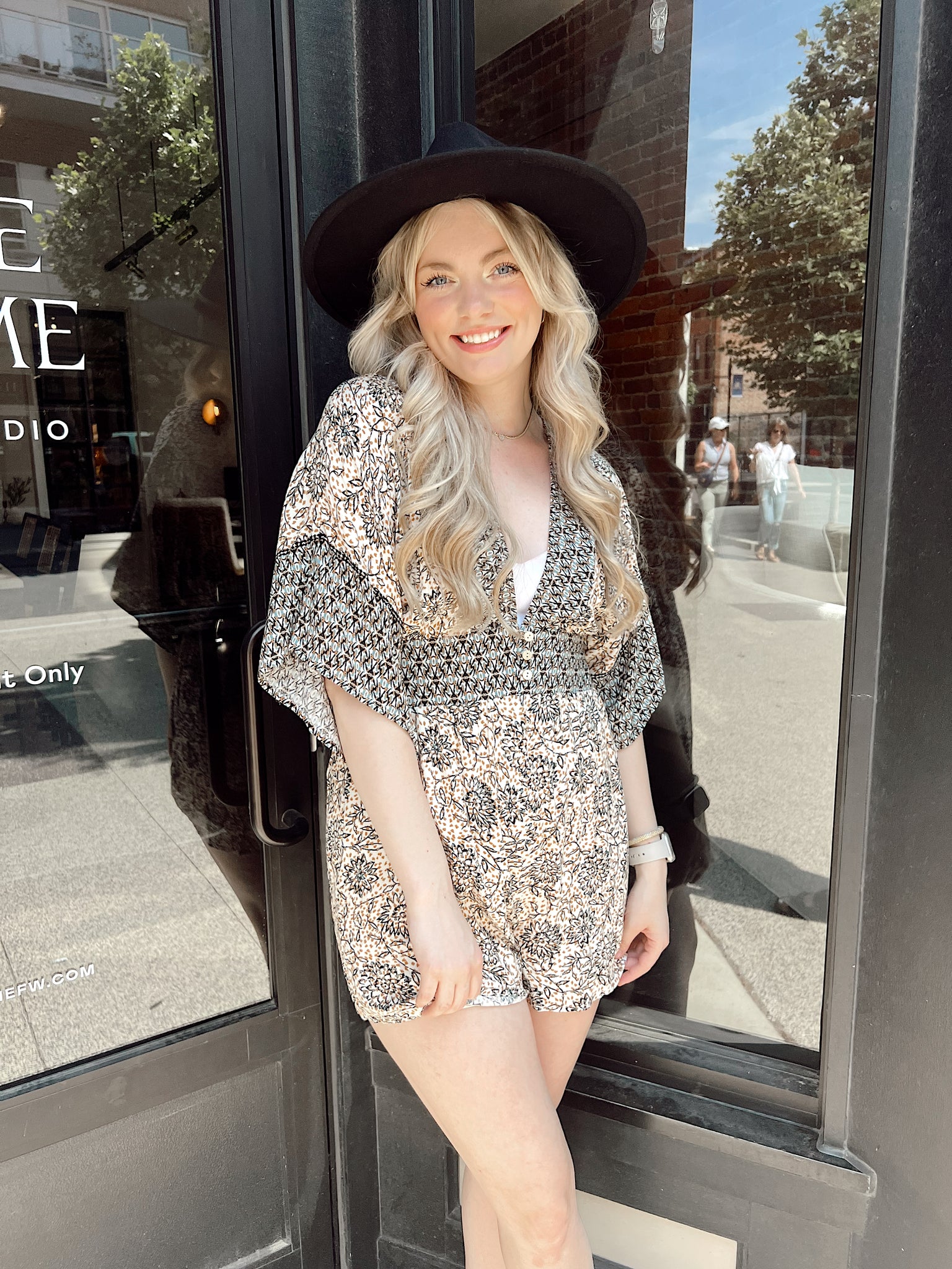 FINAL SALE- Heartbreak Hotel Taupe Romper