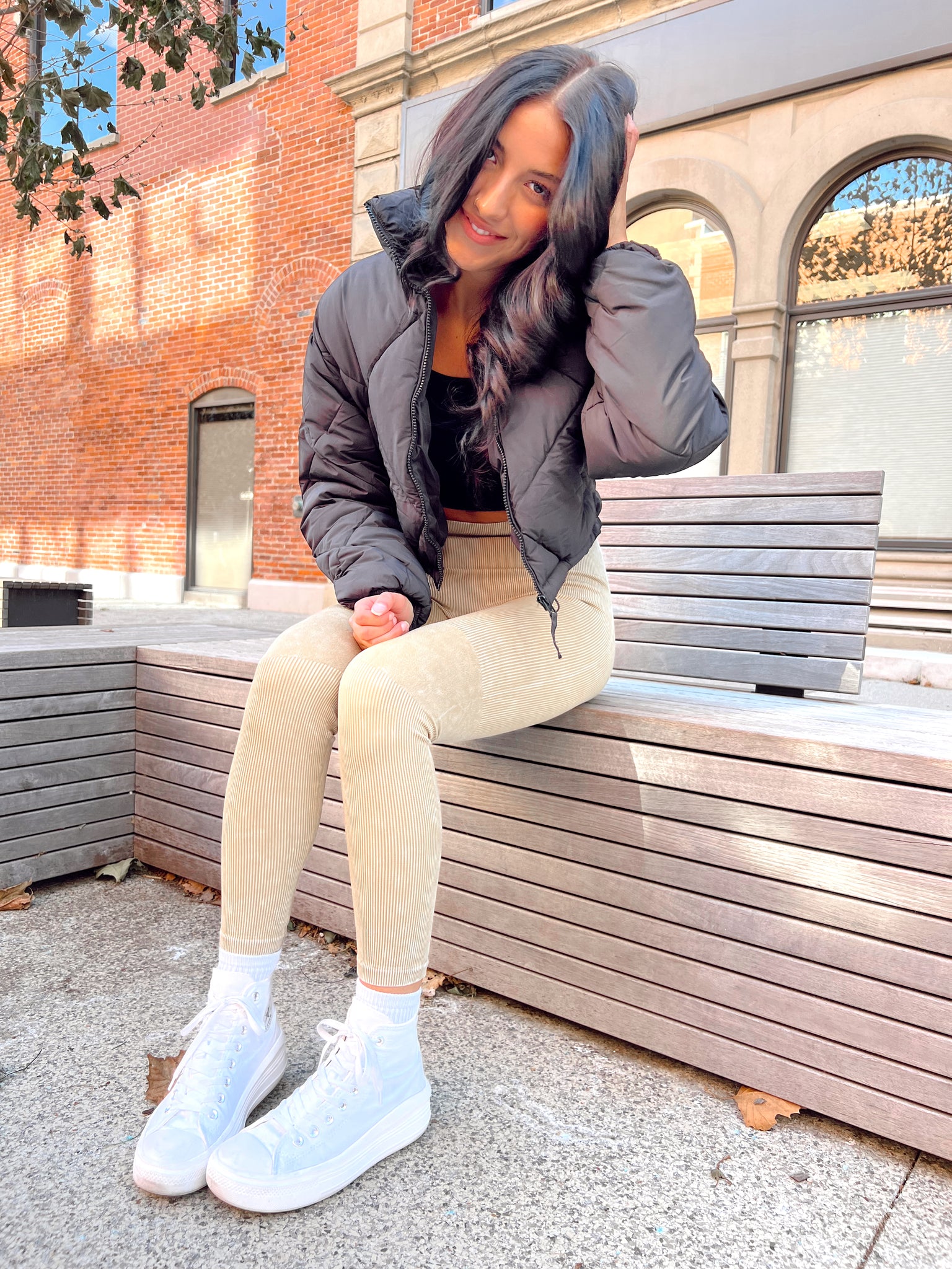 FINAL SALE- Gather Me Close Butterscotch Leggings