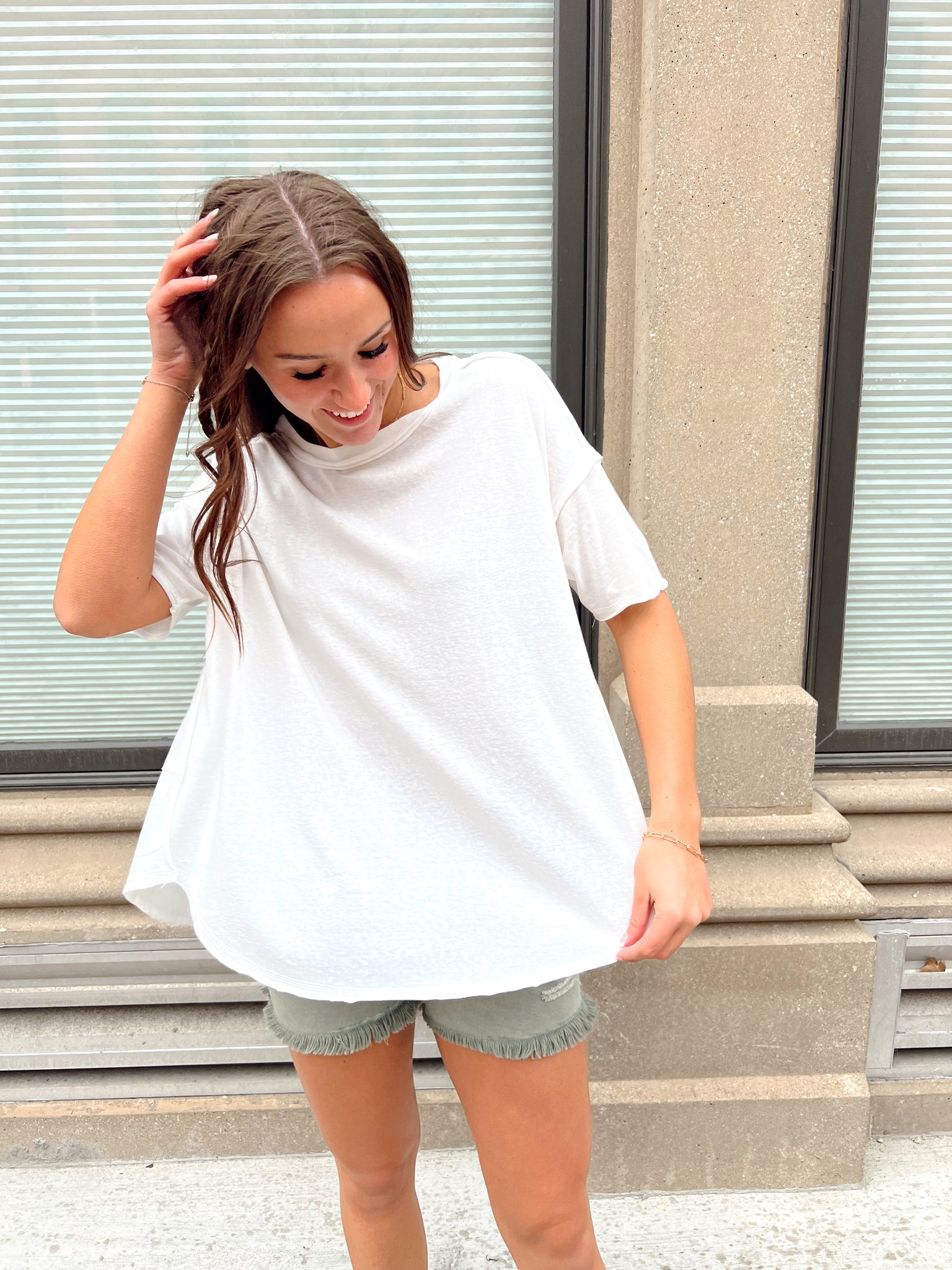 FINAL SALE- Iridessa White T-Shirt