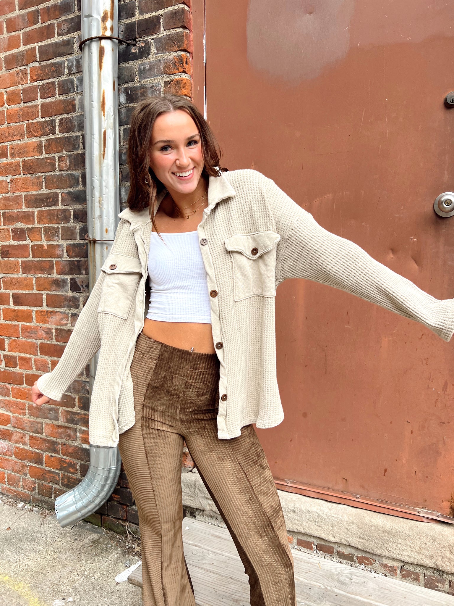Moira Stone Button Up Shacket