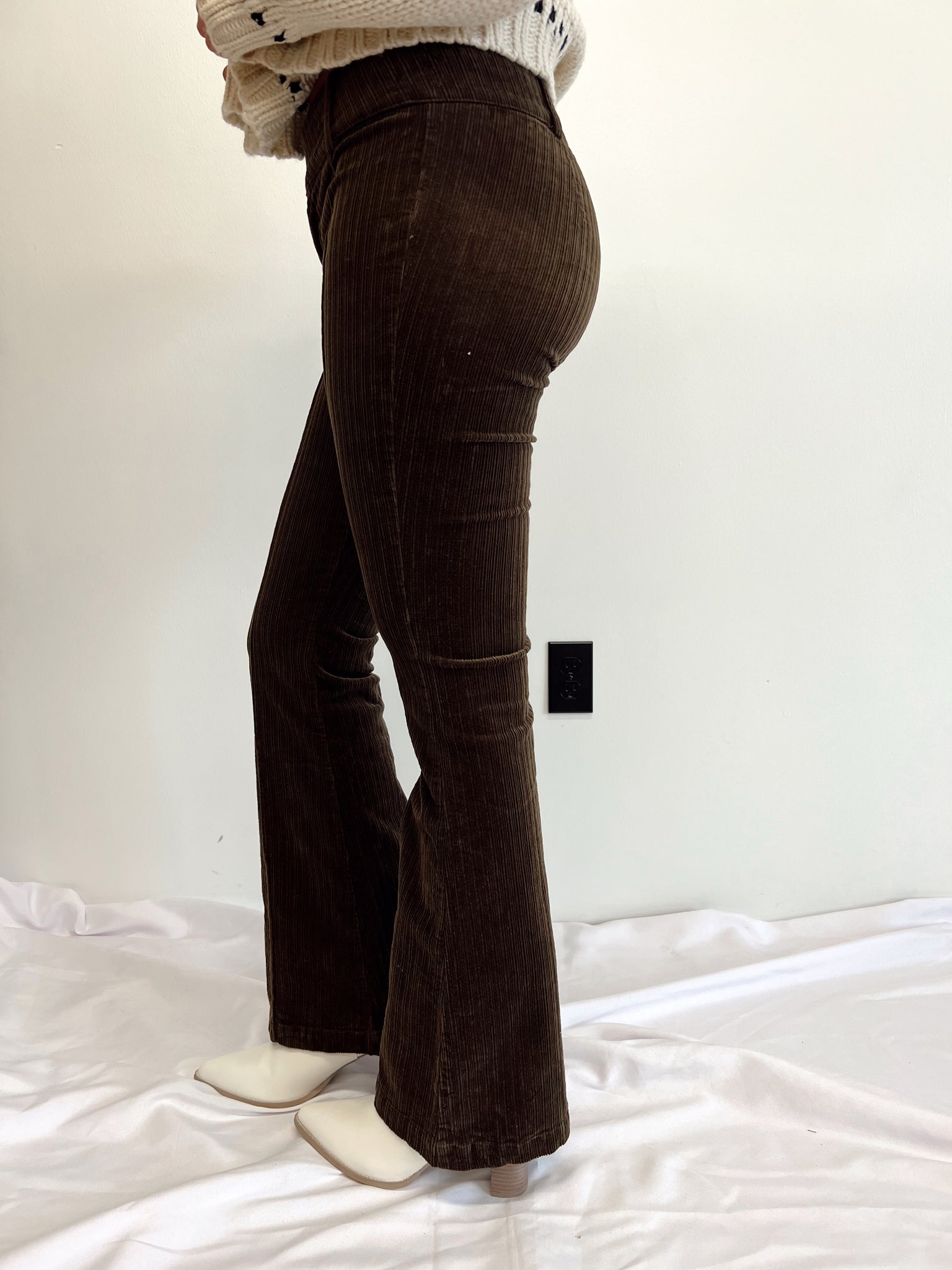 FINAL SALE- Naya Brown Corduroy Flares