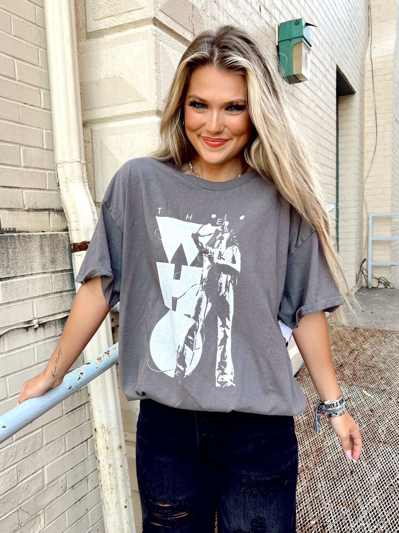 FINAL SALE- The Who Charcoal Tee