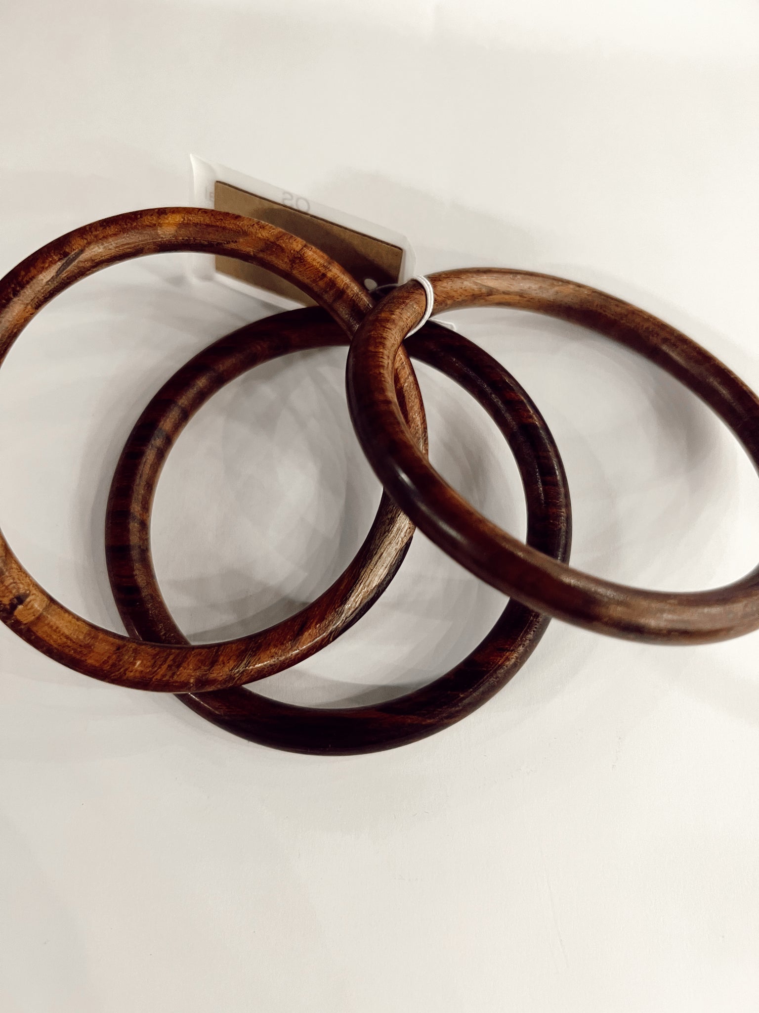 Natural Basics Wood Bangle Set