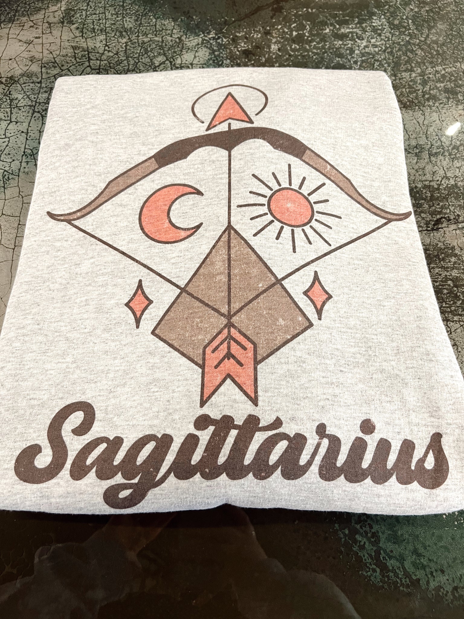 Sagittarius Astrology Heather Grey Sweatshirt