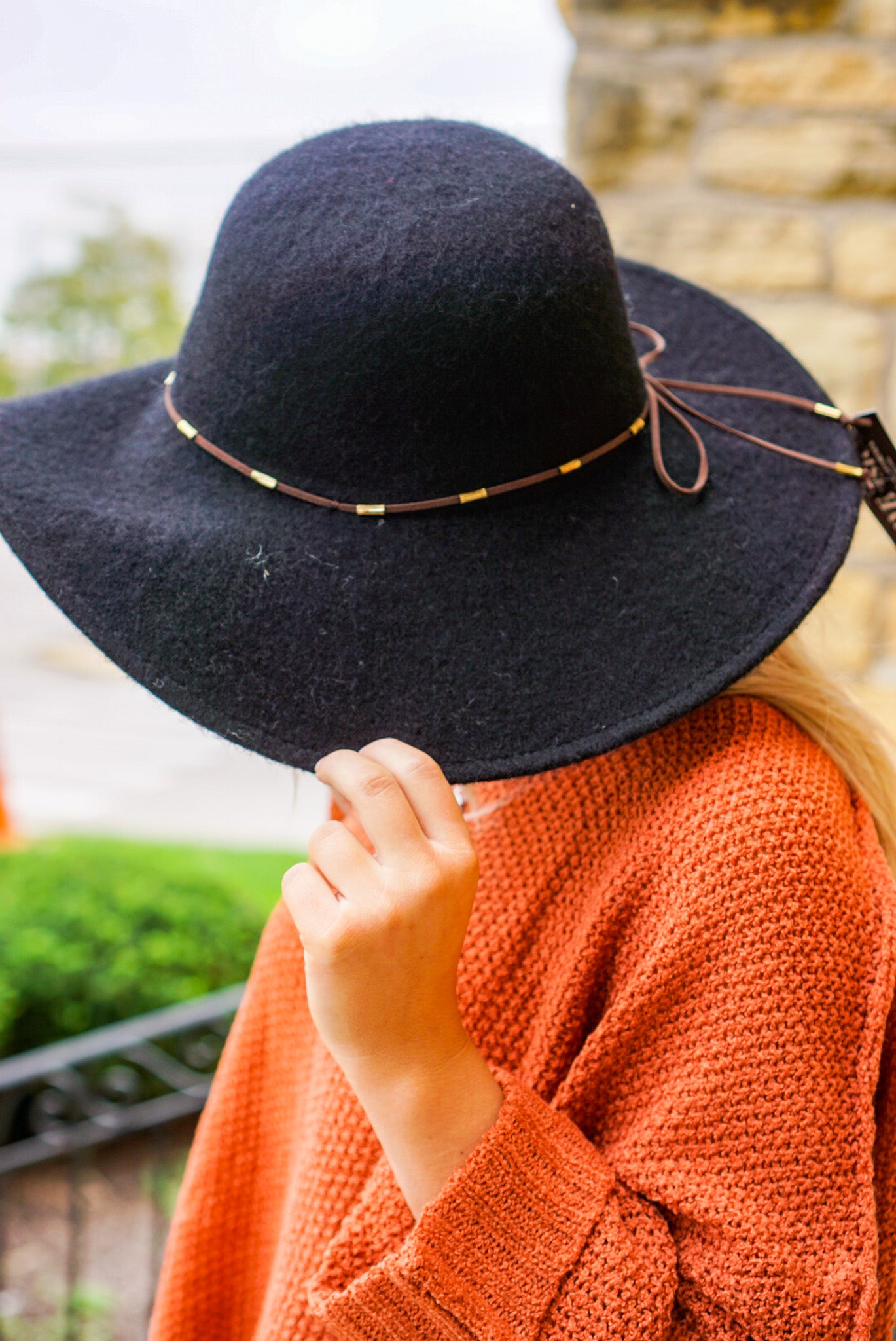 Black Wool Hat