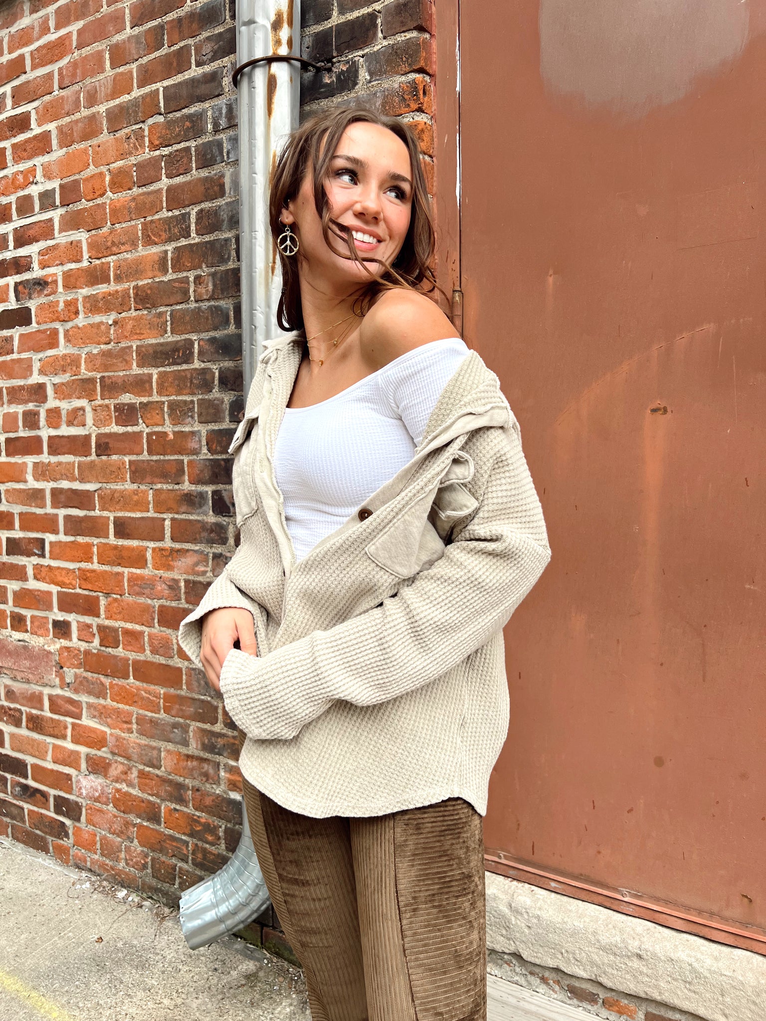 Moira Stone Button Up Shacket