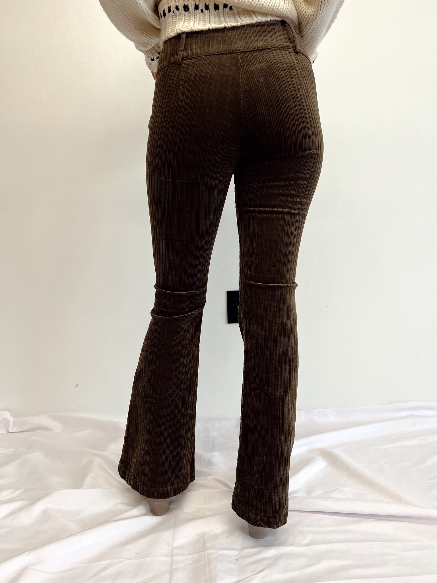 FINAL SALE- Naya Brown Corduroy Flares