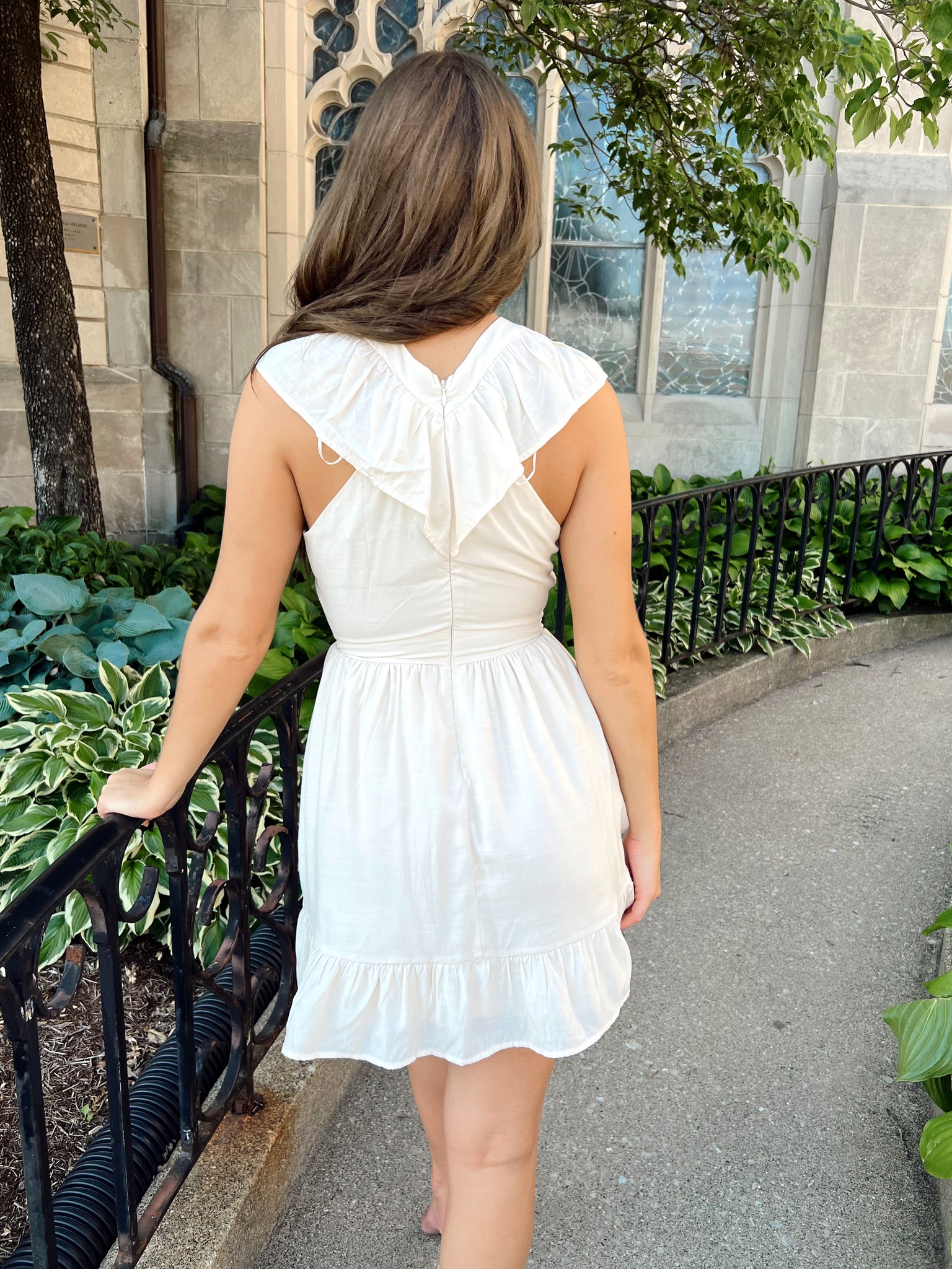 FINAL SALE- Summer Solstice Ivory Mini Dress