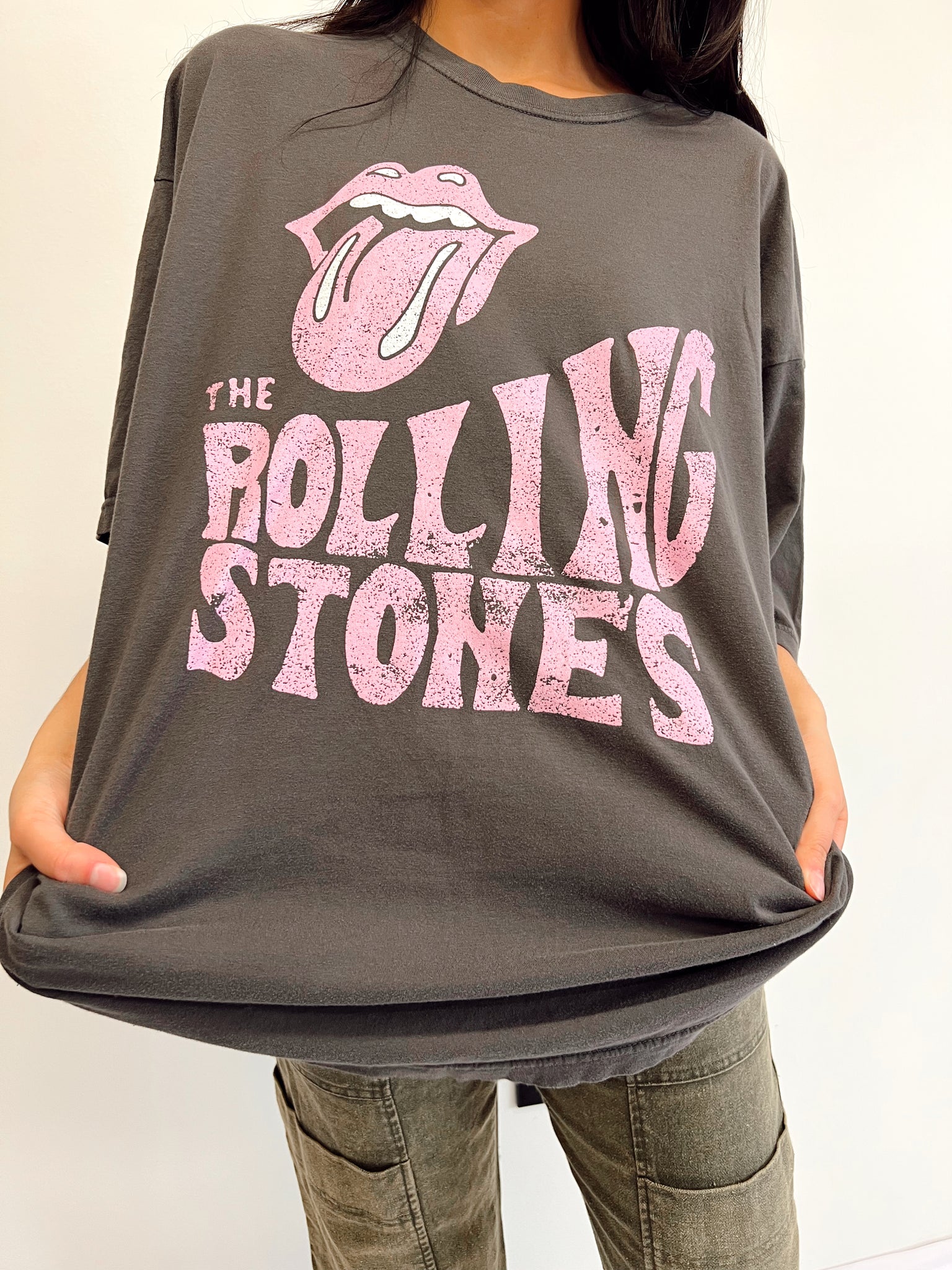 The Rolling Stones Charcoal Tee