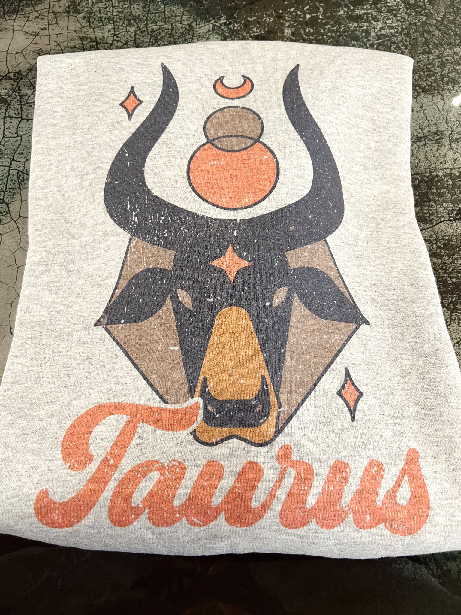 Taurus Astrology Heather Grey Sweatshirt