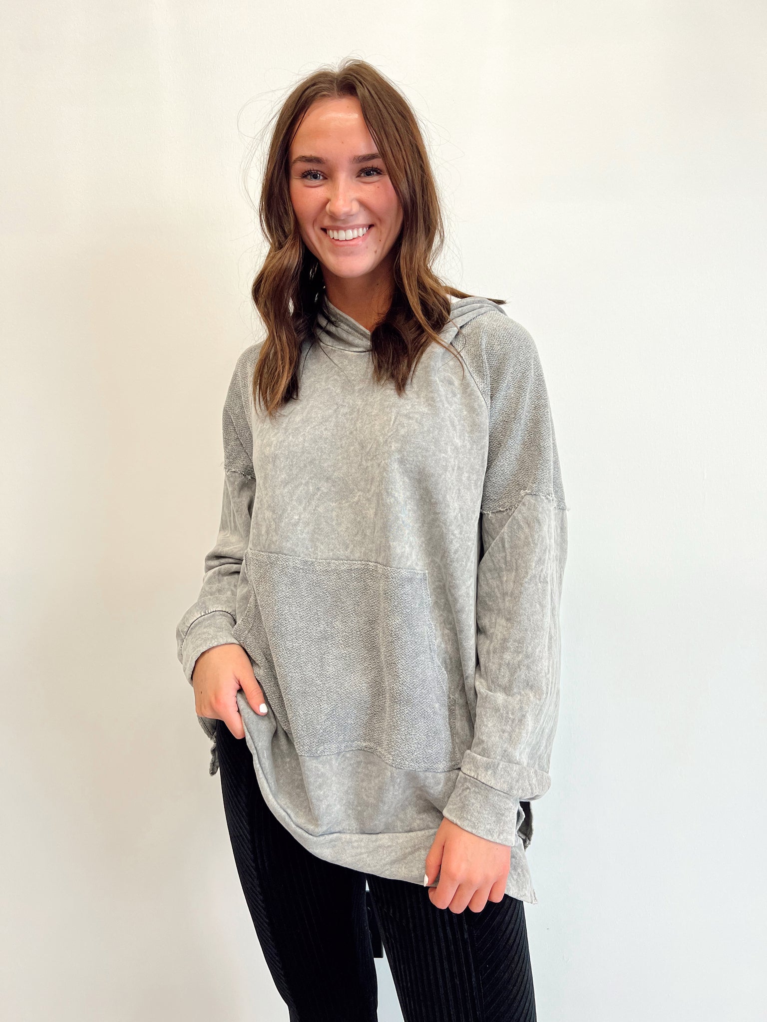 Upgrade You Charcoal Hoodie
