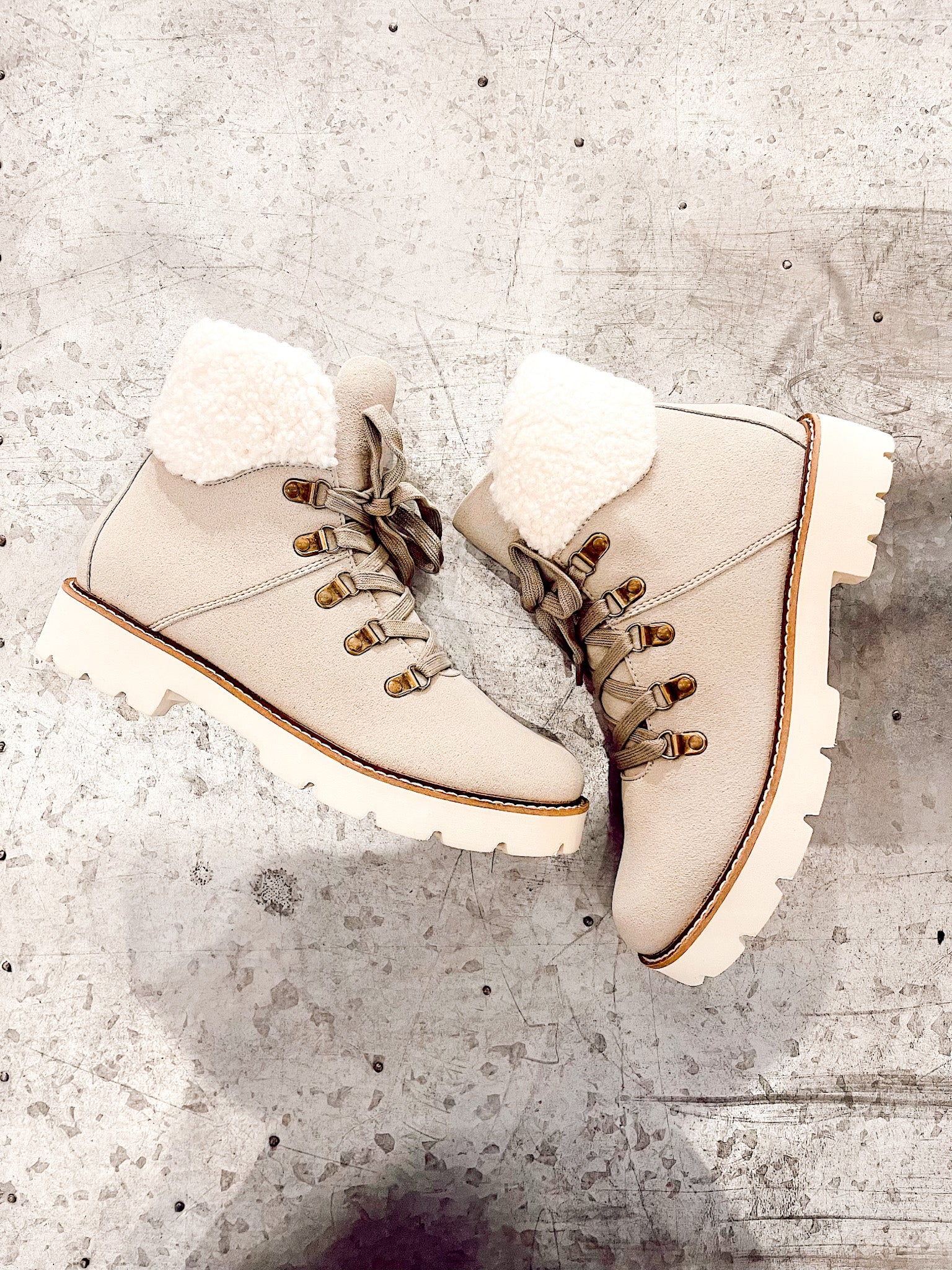 Kennedy Grey Combat Boot