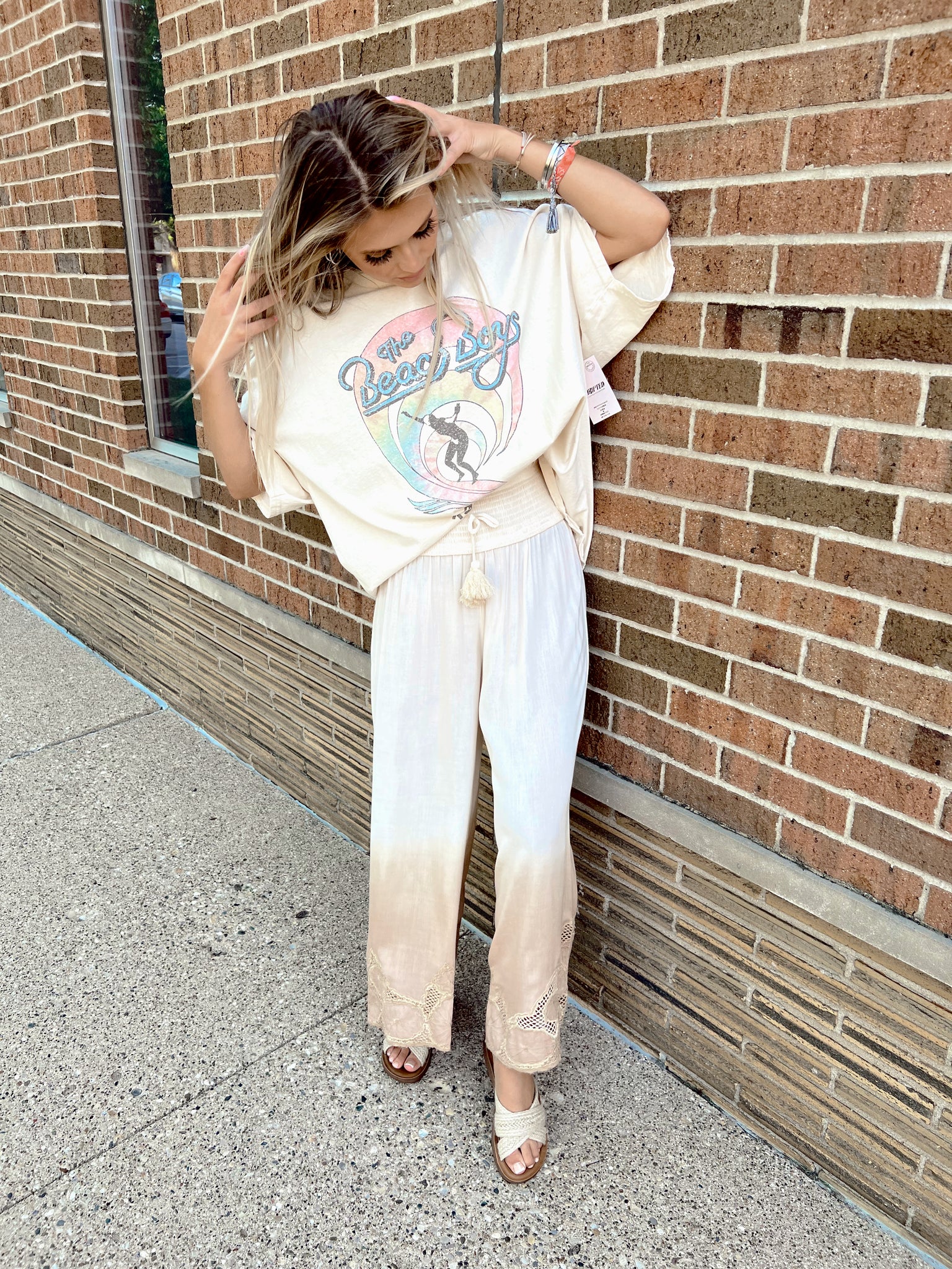 FINAL SALE- Coachella Cream Pants