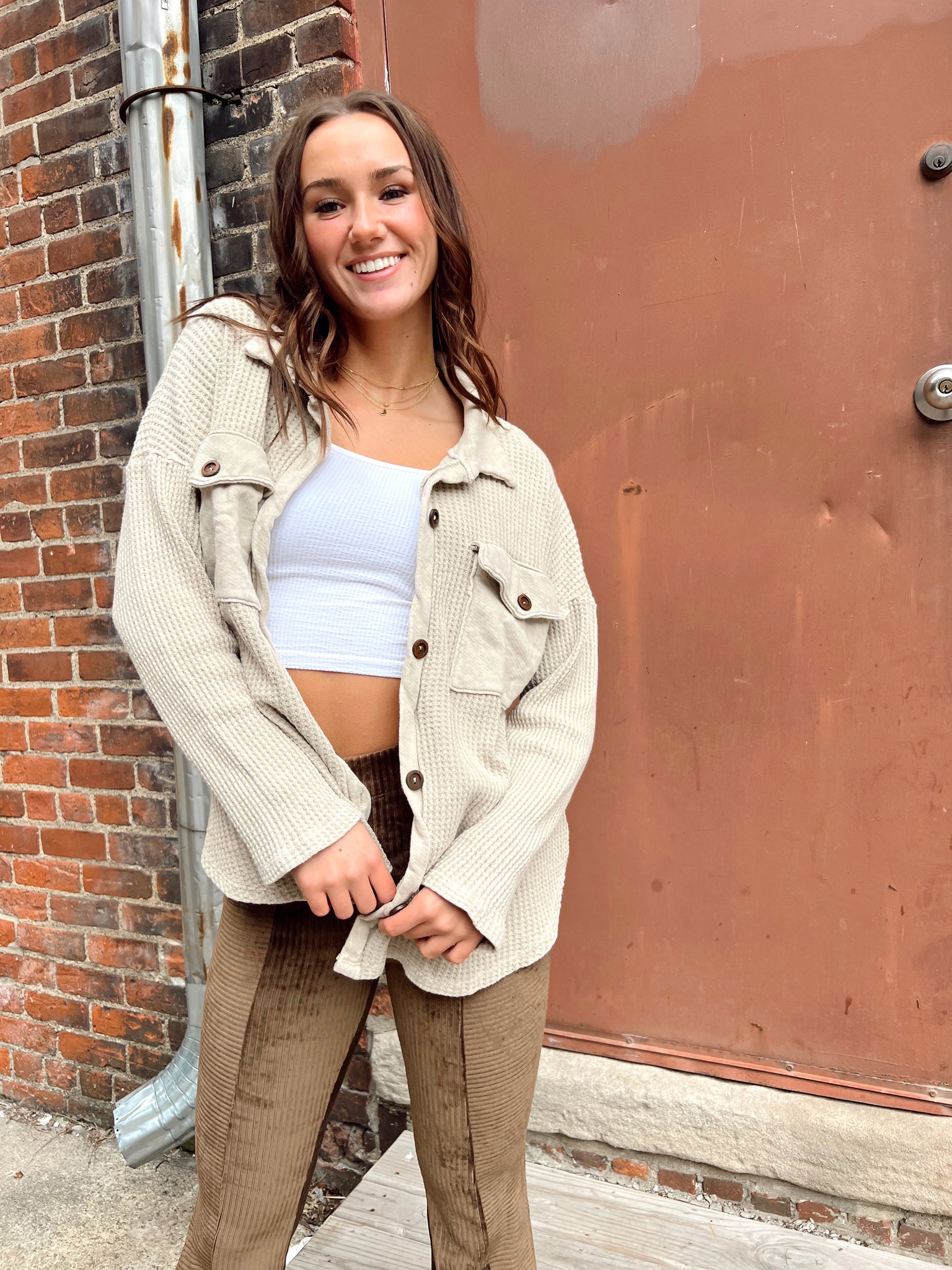 Moira Stone Button Up Shacket
