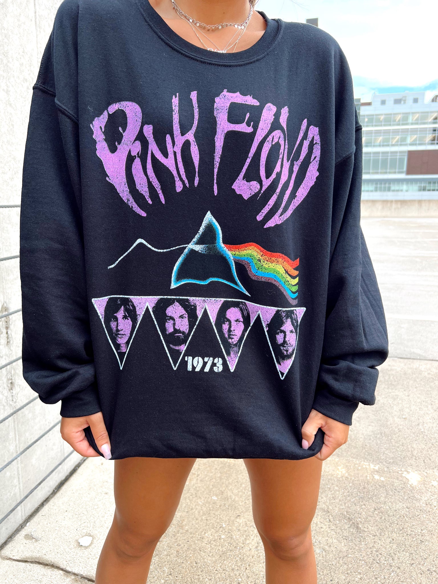 FINAL SALE- Pink Floyd Black Sweatshirt