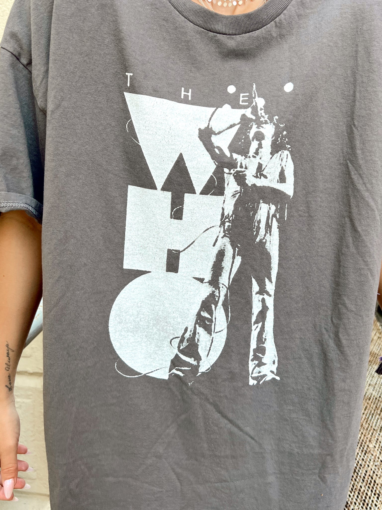 FINAL SALE- The Who Charcoal Tee