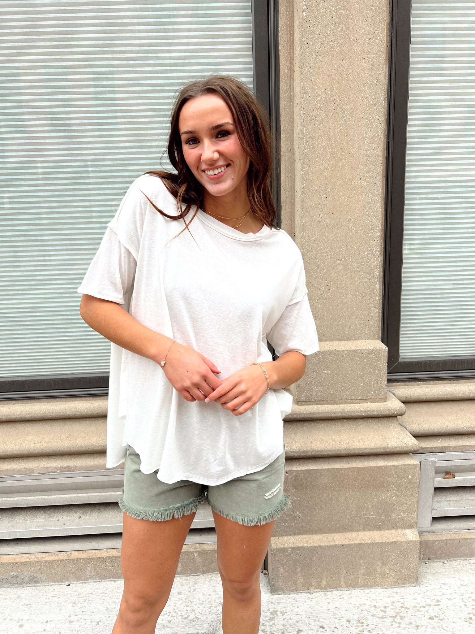 FINAL SALE- Iridessa White T-Shirt